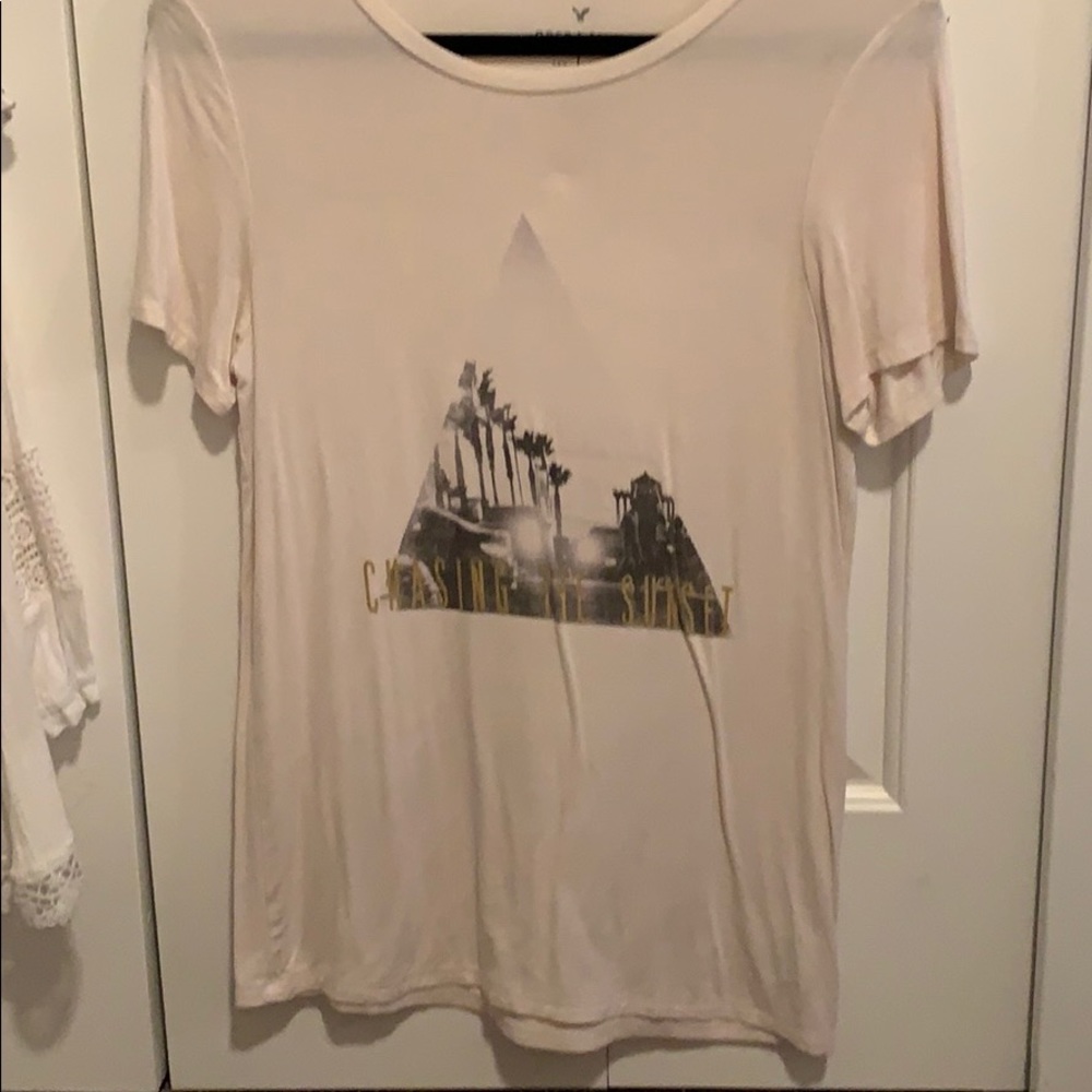 American eagle white T-shirt. Size small
